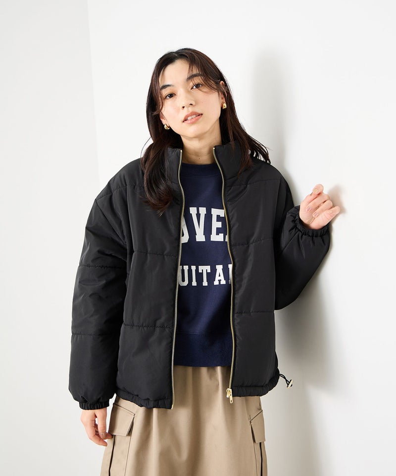 Idnes コンパクト中綿ジャケット レディース商品画像-2