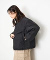 Idnes コンパクト中綿ジャケット レディース商品サムネイル-7