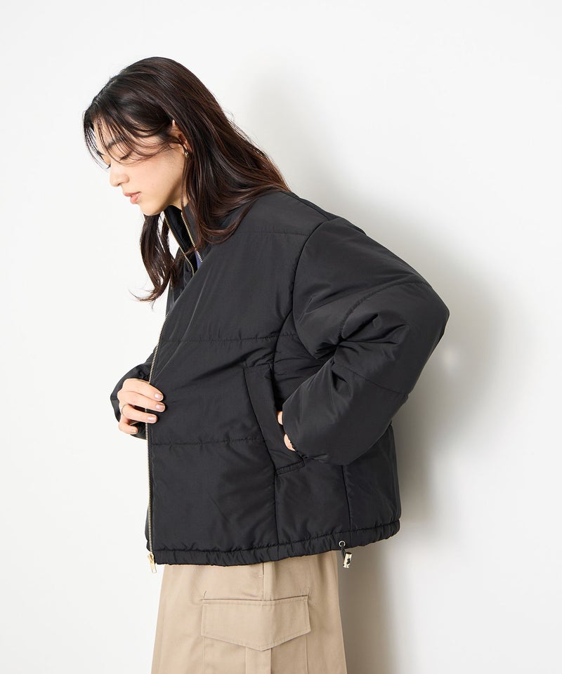 Idnes  コンパクト中綿ジャケット レディース商品画像-7