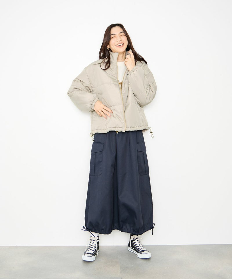 [値下げ]Idnes  コンパクト中綿ジャケット レディース商品画像-14