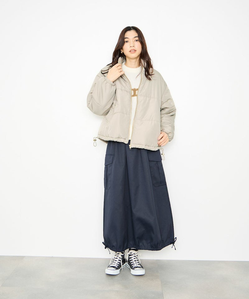 [値下げ]Idnes  コンパクト中綿ジャケット レディース商品画像-15