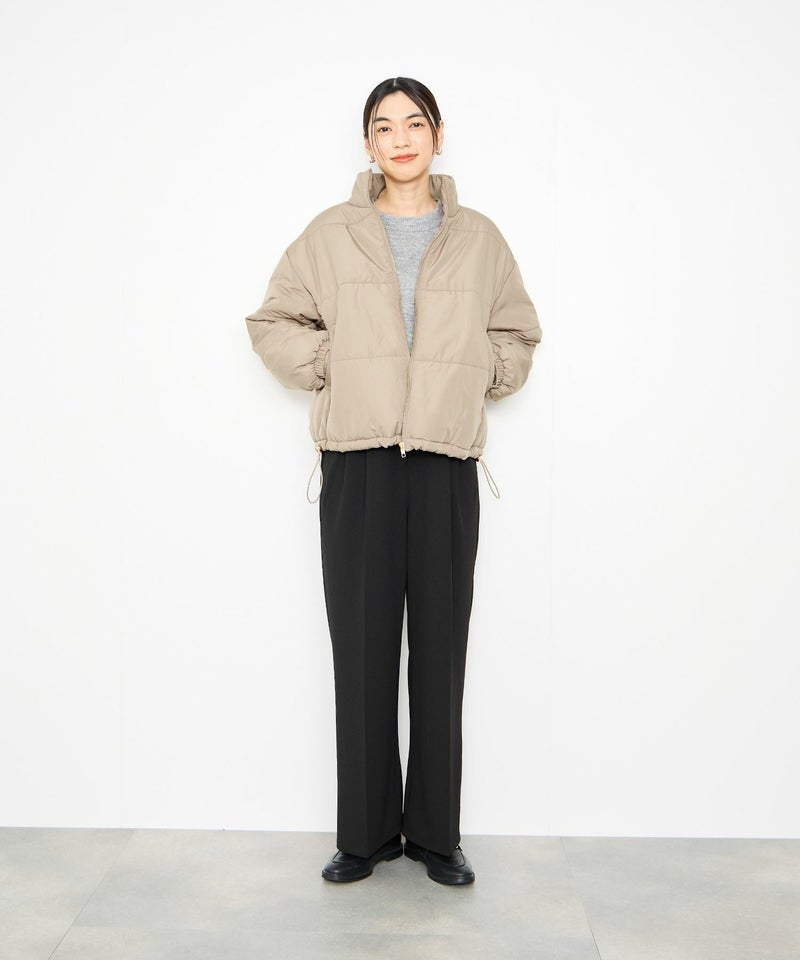 Idnes コンパクト中綿ジャケット レディース商品画像-17