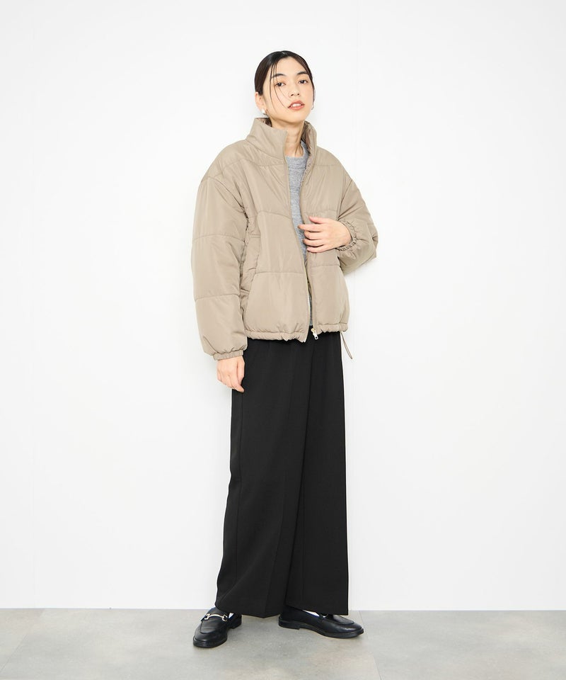 Idnes コンパクト中綿ジャケット レディース商品画像-18