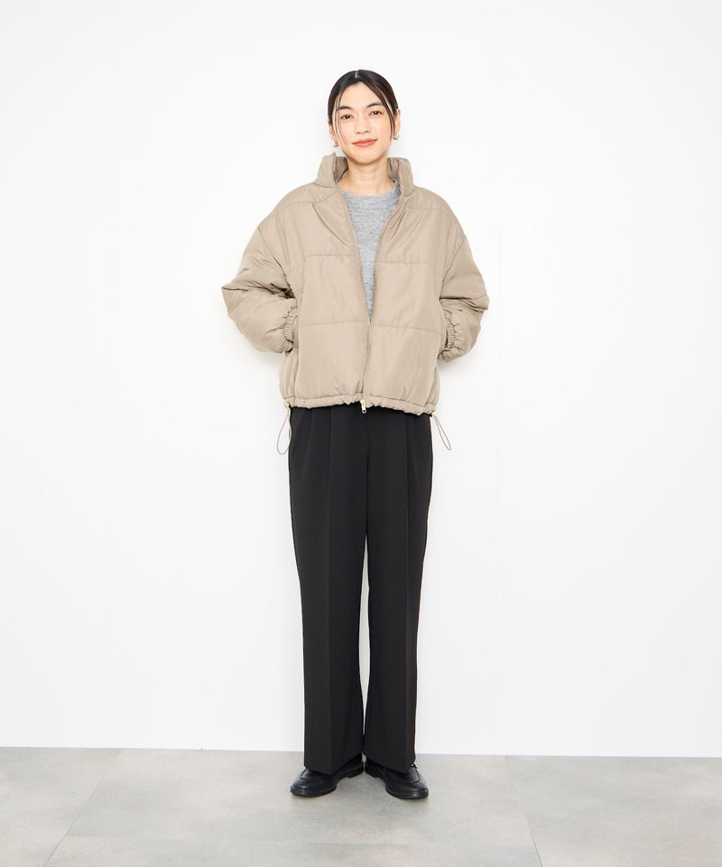 Idnes コンパクト中綿ジャケット レディース商品画像-18