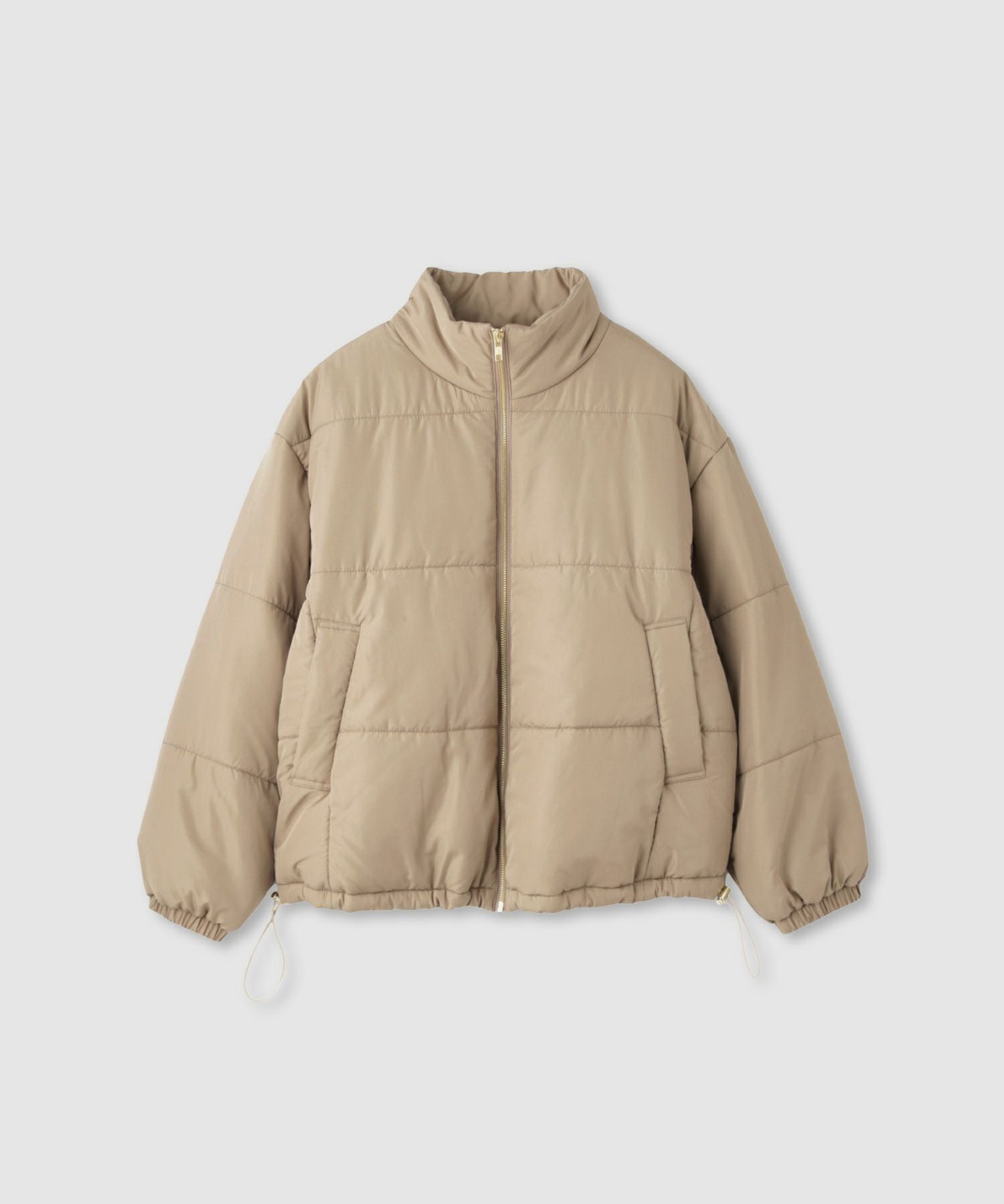 Idnes コンパクト中綿ジャケット レディース