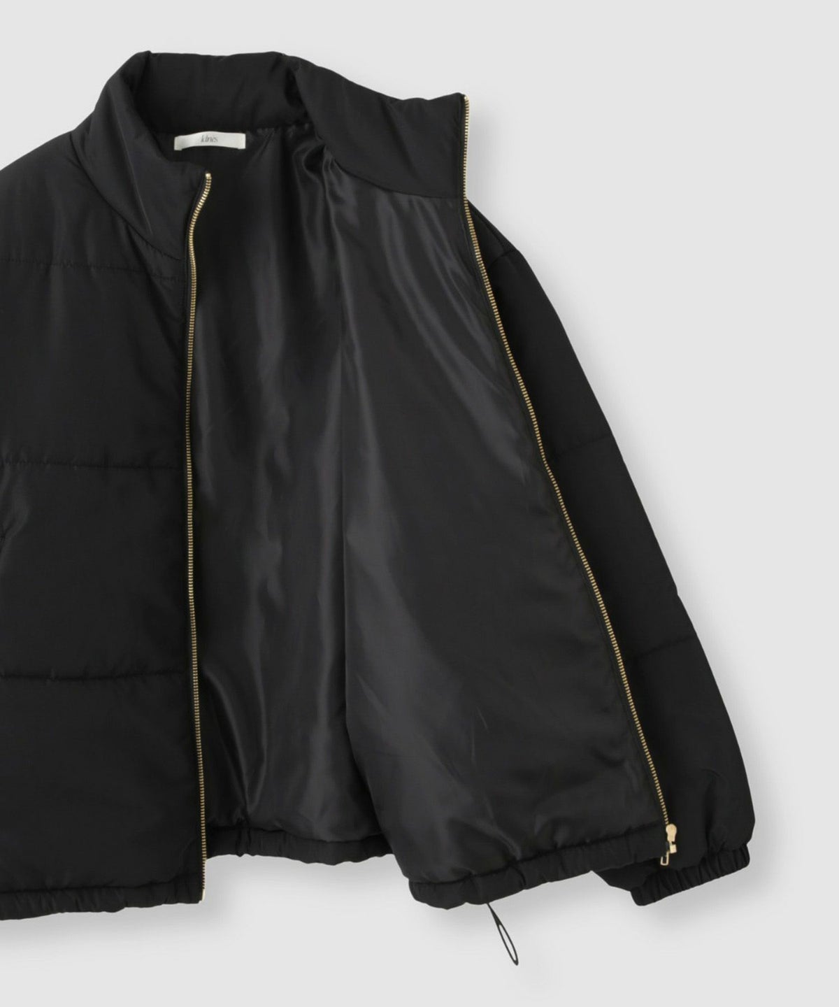 Idnes コクーン中綿ジャケット レディース