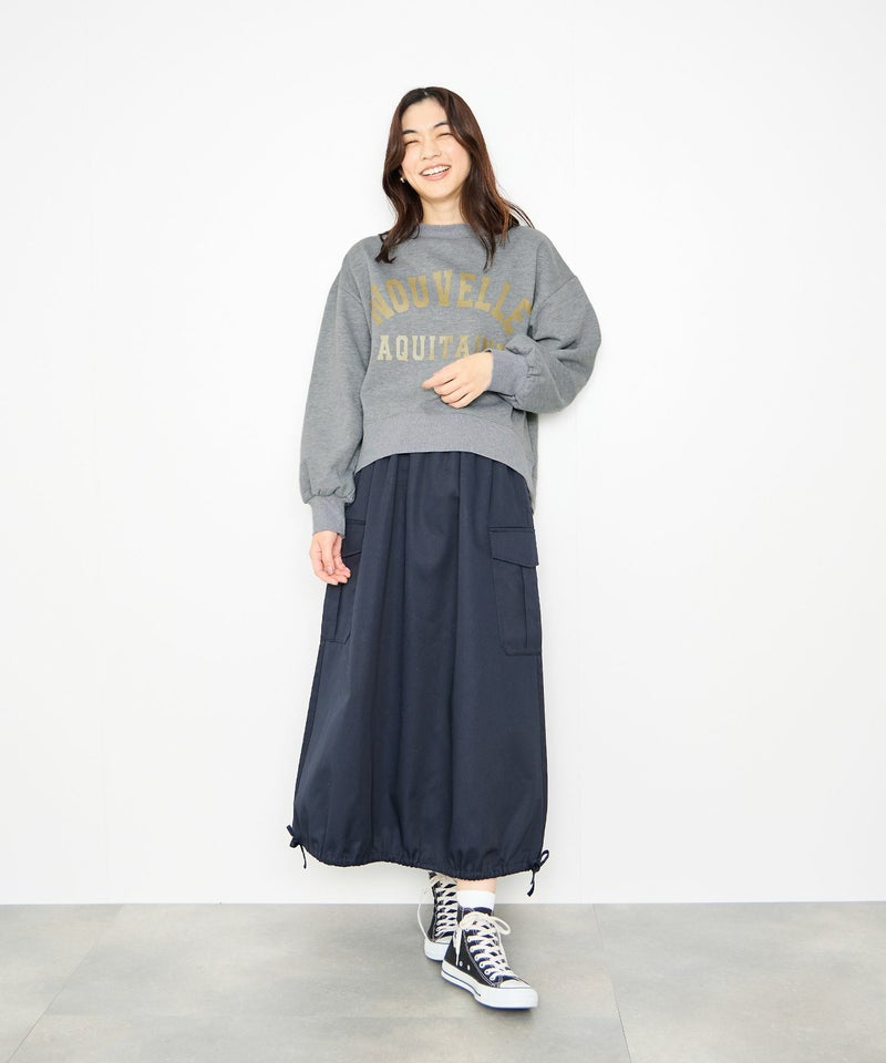 Idnes 箔プリントロゴスウェット レディース商品画像-7