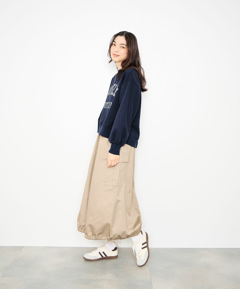 Idnes 箔プリントロゴスウェット レディース商品画像-11