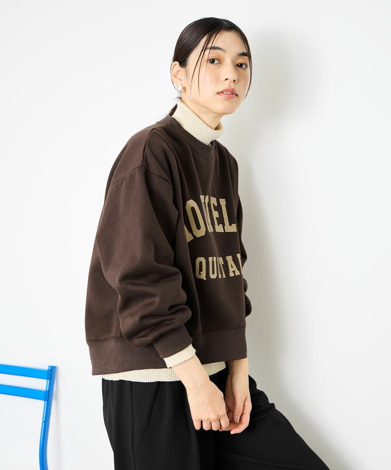 Idnes 箔プリントロゴスウェット レディース商品画像-13