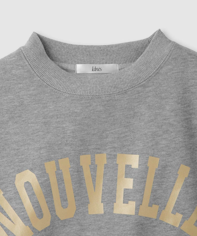 Idnes 箔プリントロゴスウェット レディース商品画像-20