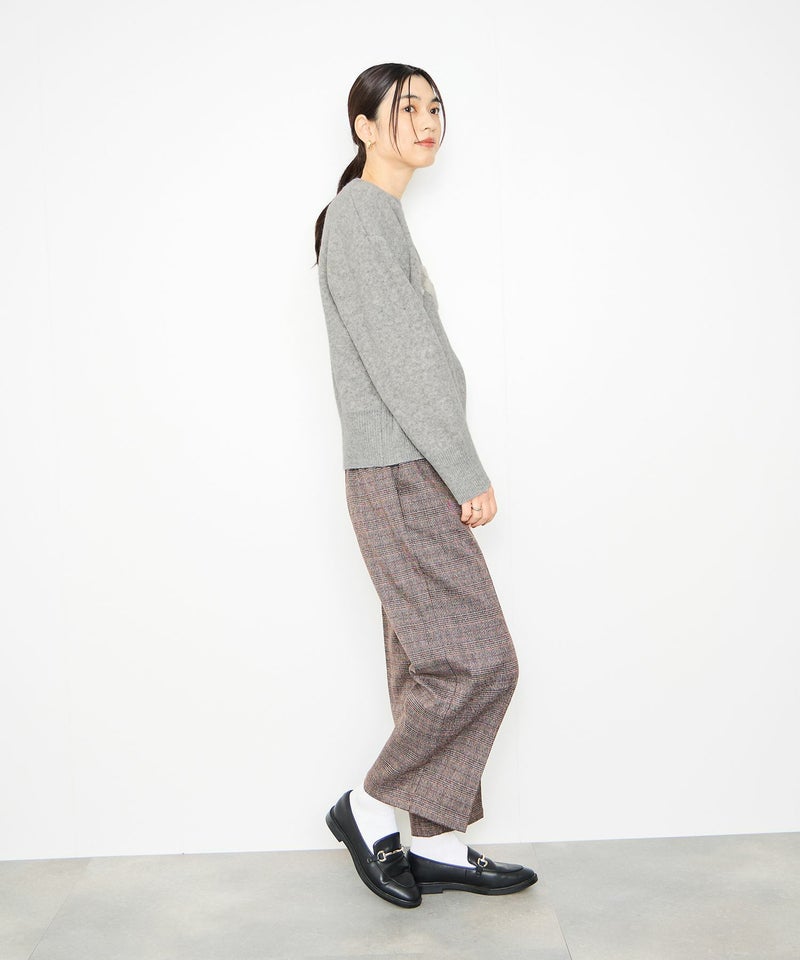 [期間限定knit]Idnes  サガラ刺繍ニット レディース商品画像-9