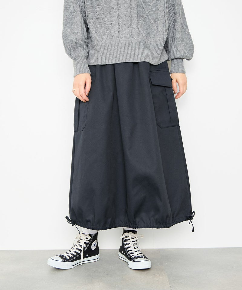 Idnes  バルーンカーゴスカート レディース商品画像-2