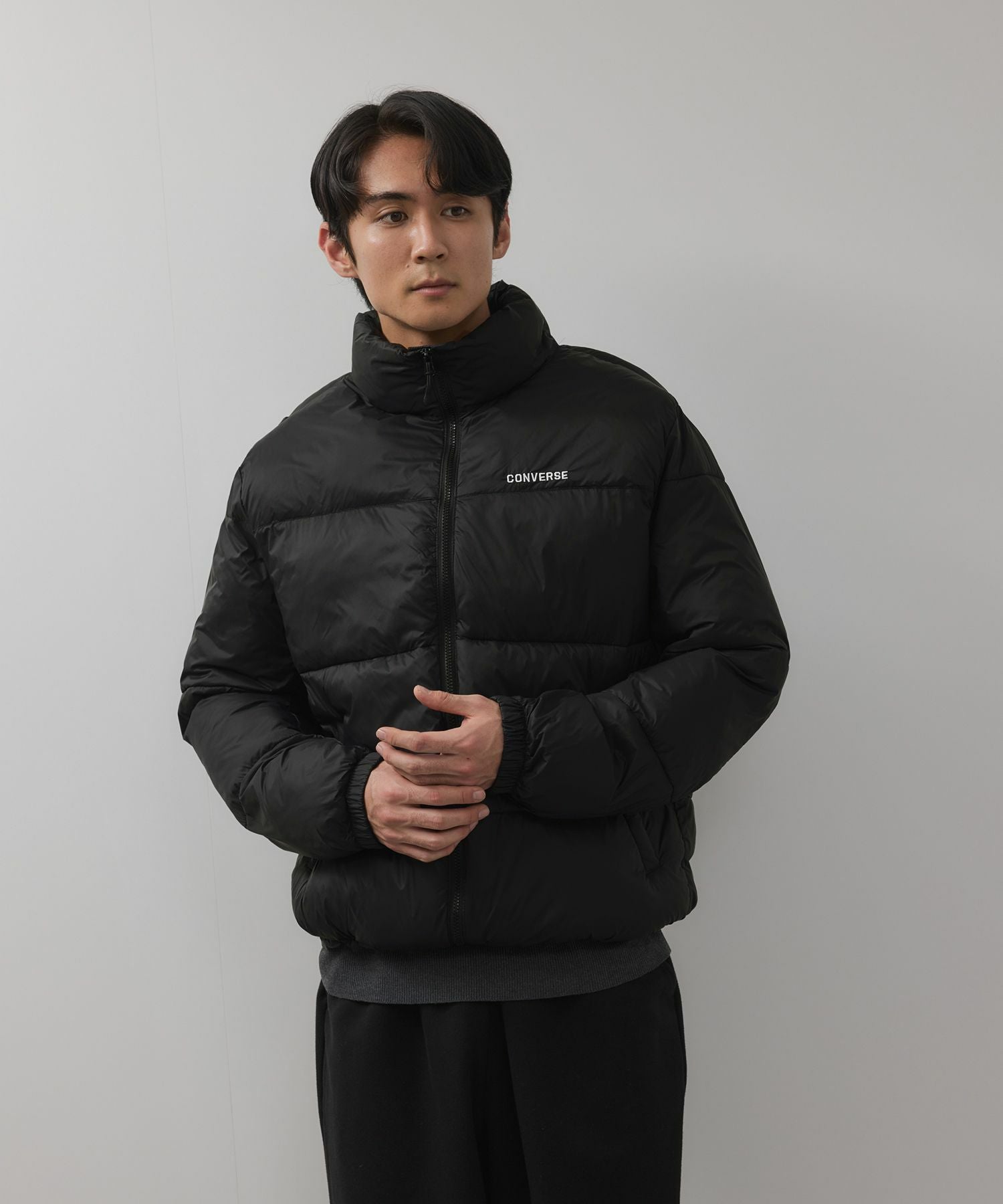 CONVERSE ナイロン中綿ジャケット メンズ