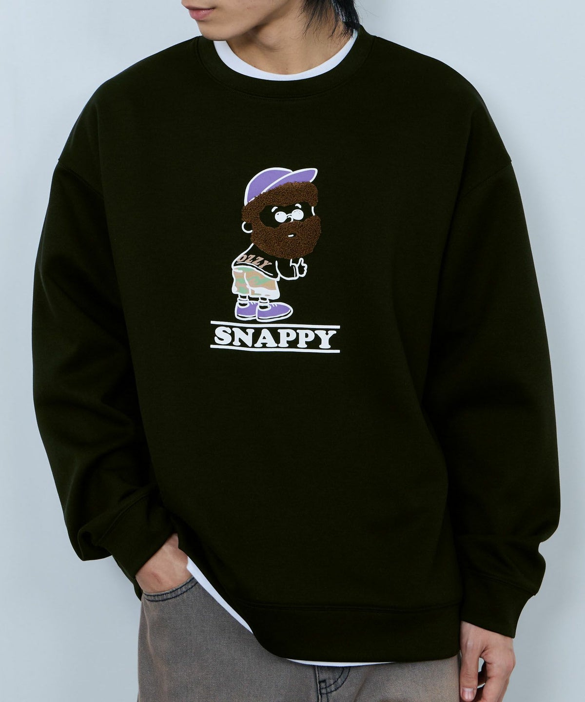 ヒゲダンボールトレーナー メンズ