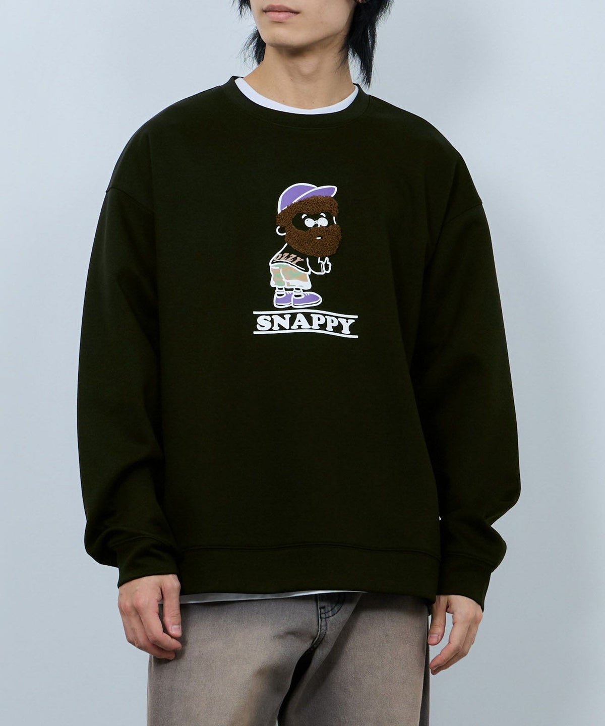 ヒゲダンボールトレーナー メンズ