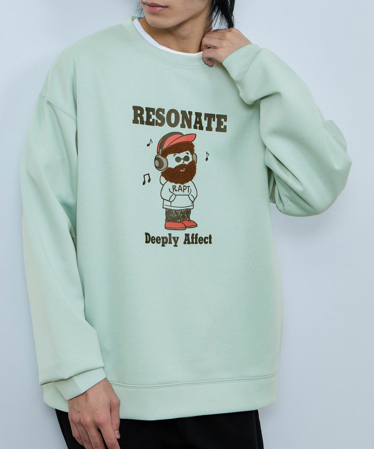 ヒゲダンボールトレーナー メンズ