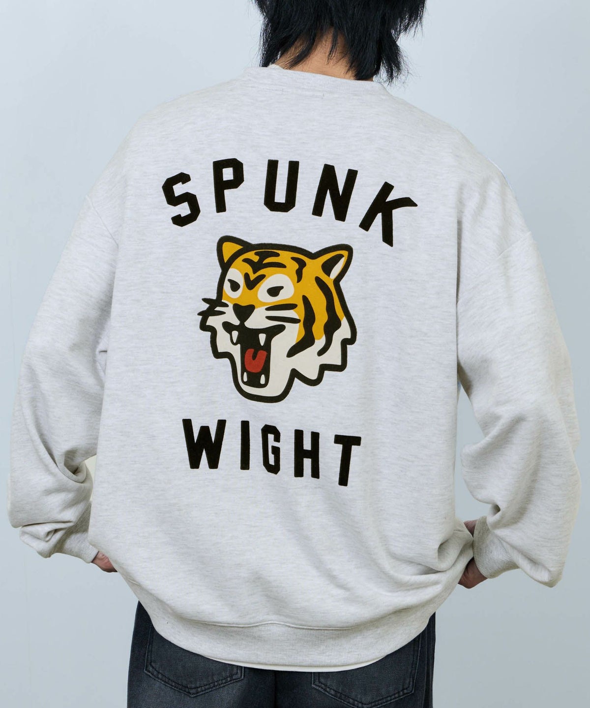 NAVY アニマルフェイス裏毛トレーナー メンズ