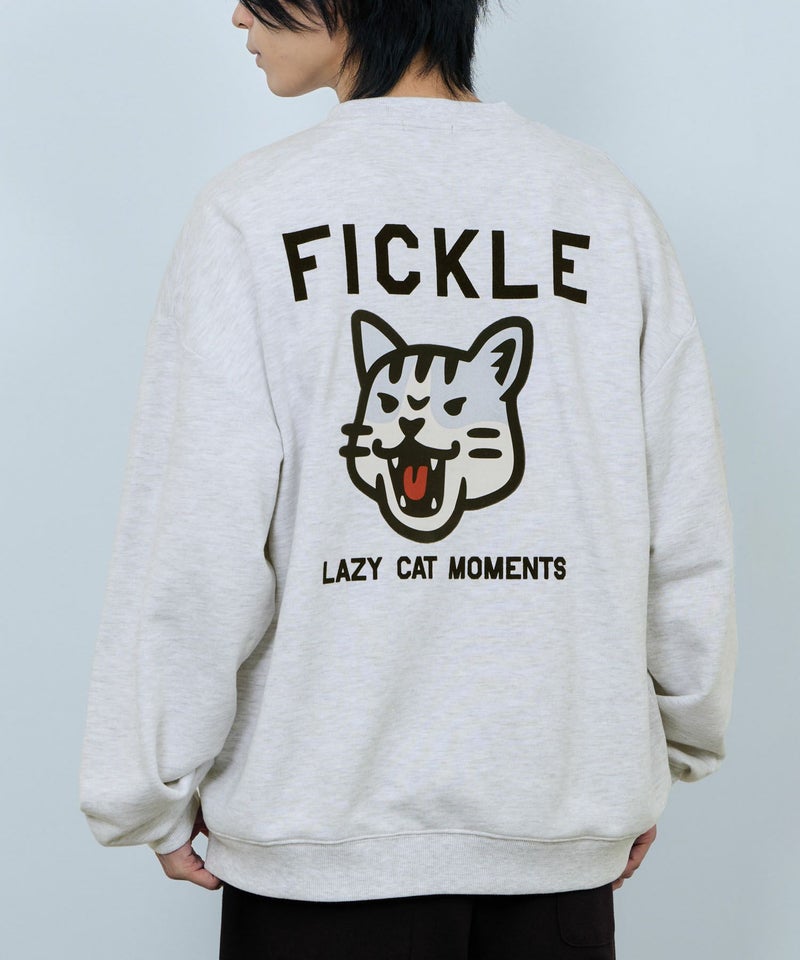 [値下げ]NAVY  アニマルフェイス裏毛トレーナー メンズ商品画像-3