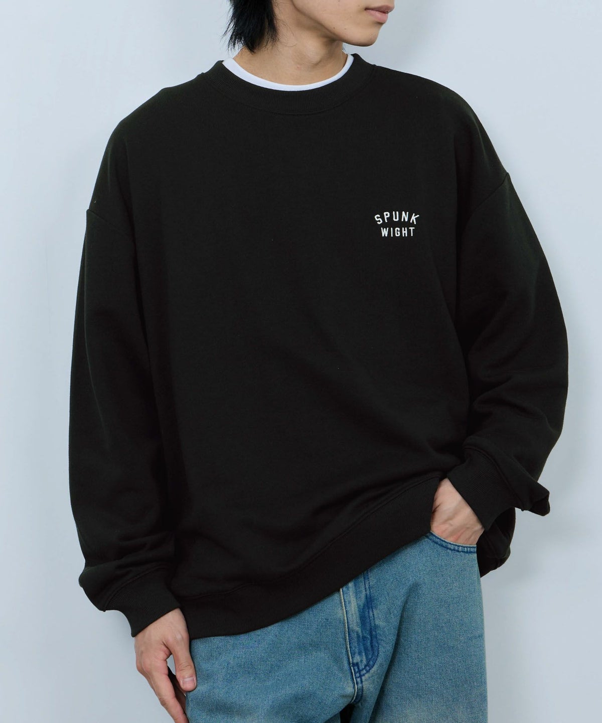 NAVY アニマルフェイス裏毛トレーナー メンズ