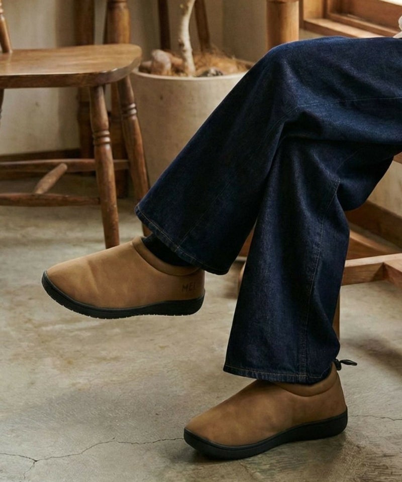 【MEI/メイ】ムートンモックシューズ / 裏ボア 2WAY ドローコード付き / ユニセックス / アウトドア / ルームシューズ商品画像-2