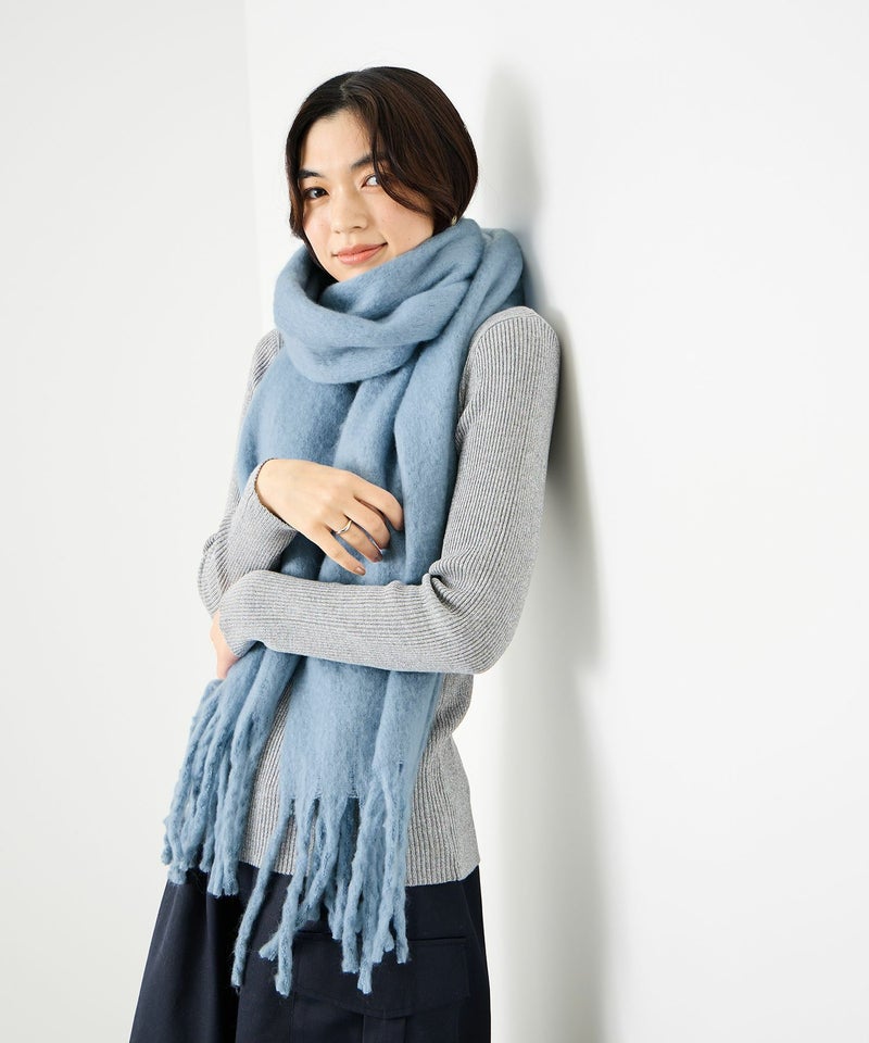 Idnes  無地ボリュームストール レディース商品画像-6