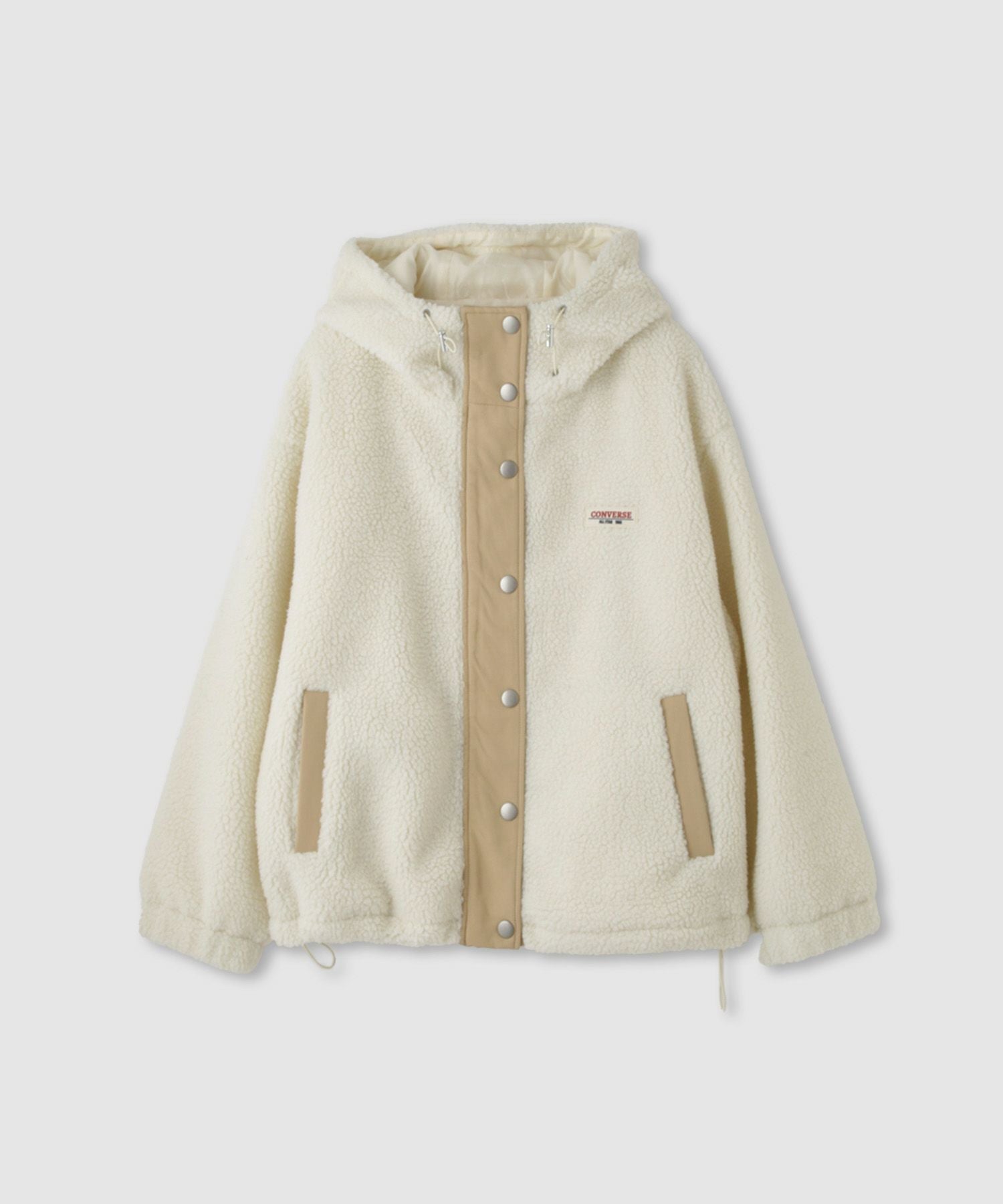CONVERSE ボアフードジャケット レディース