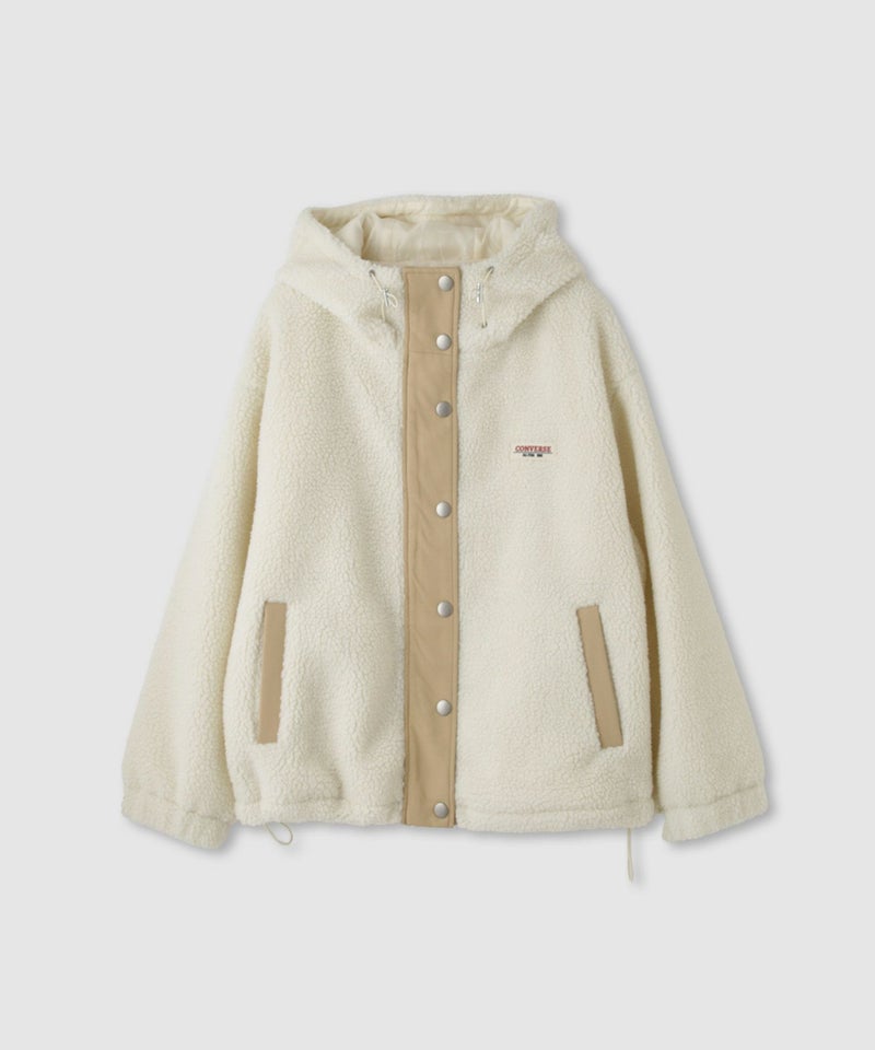 CONVERSE  ボアフードジャケット レディース商品画像-14