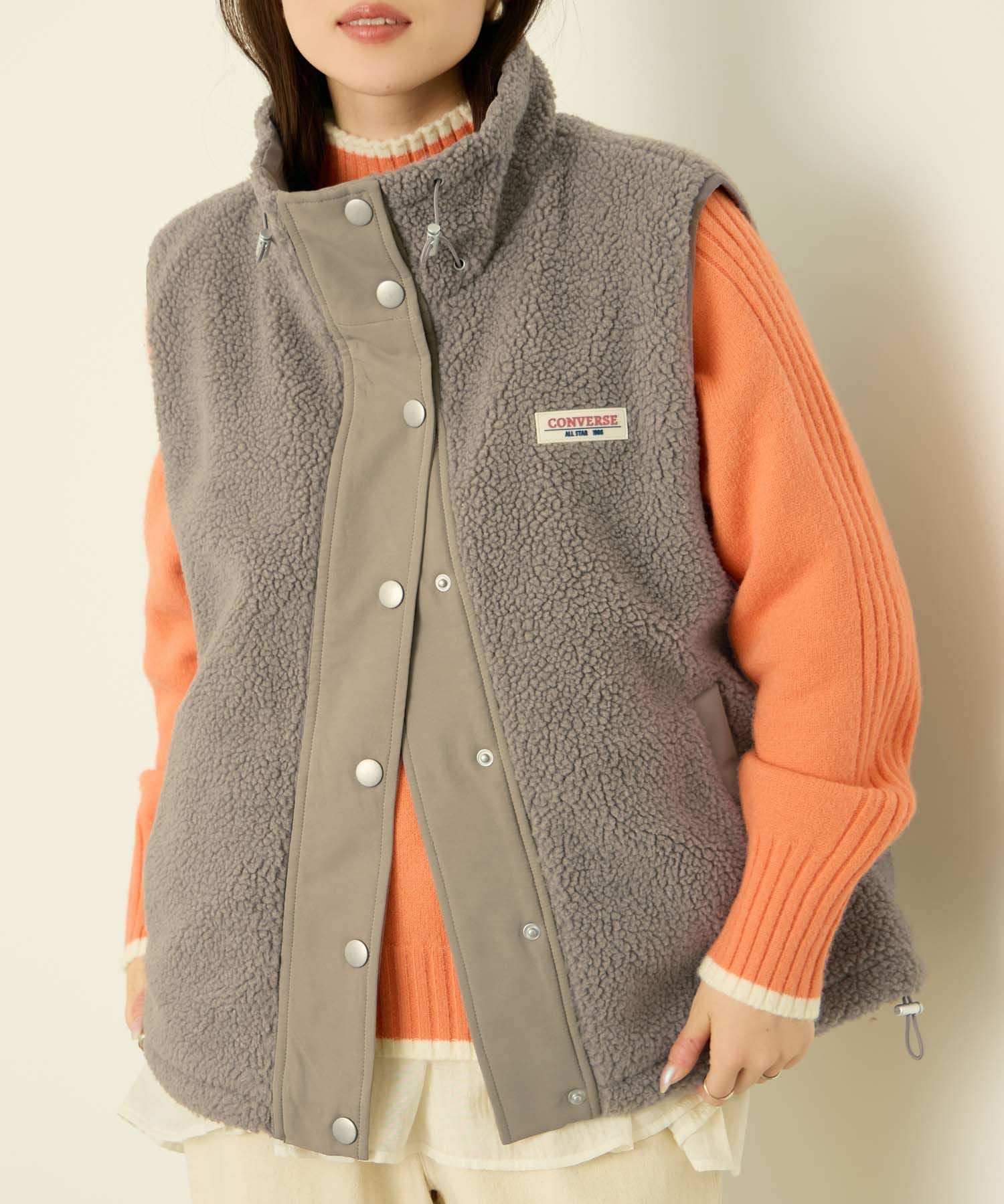 CONVERSE ボアベスト レディース
