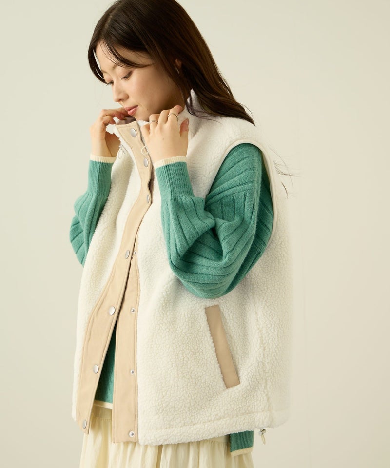 [値下げ]CONVERSE  ボアベスト レディース商品画像-8