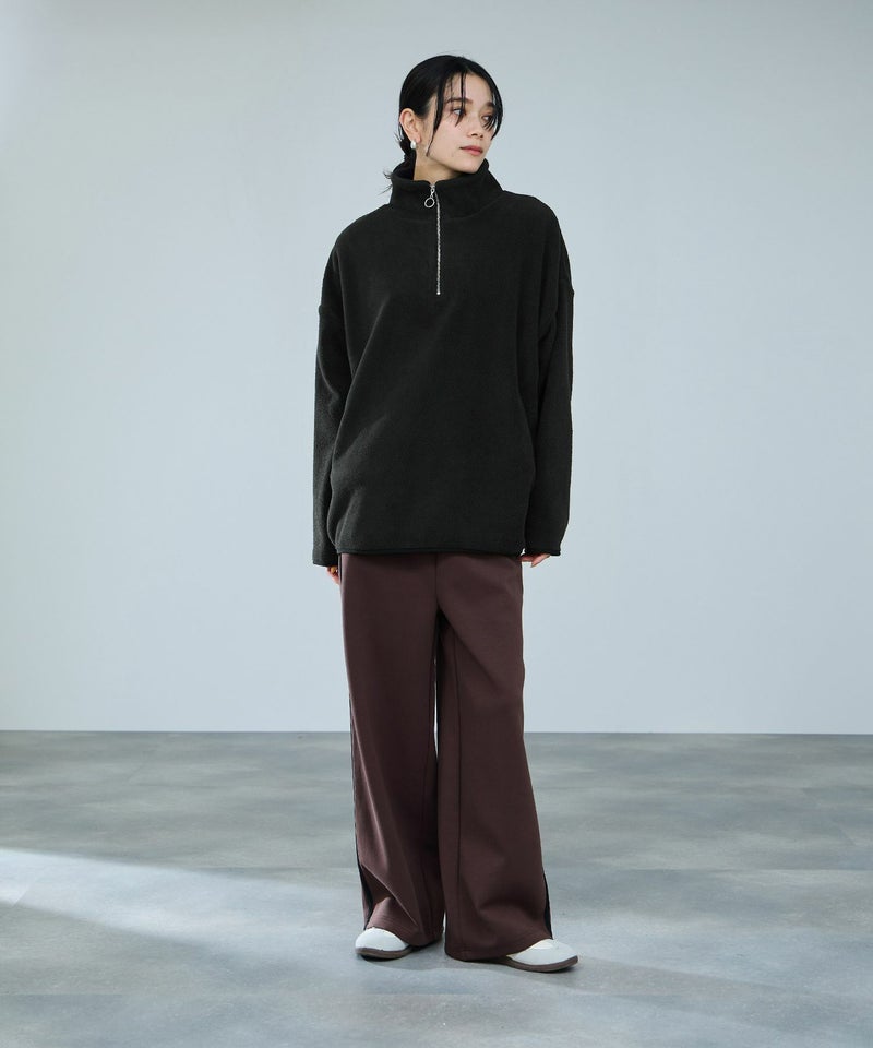 milli de l'air  ライトボアハーフジッププルオーバー レディース商品画像-9