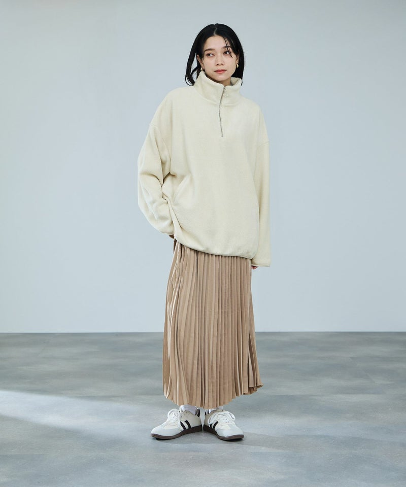 milli de l'air ライトボアハーフジッププルオーバー レディース商品画像-12