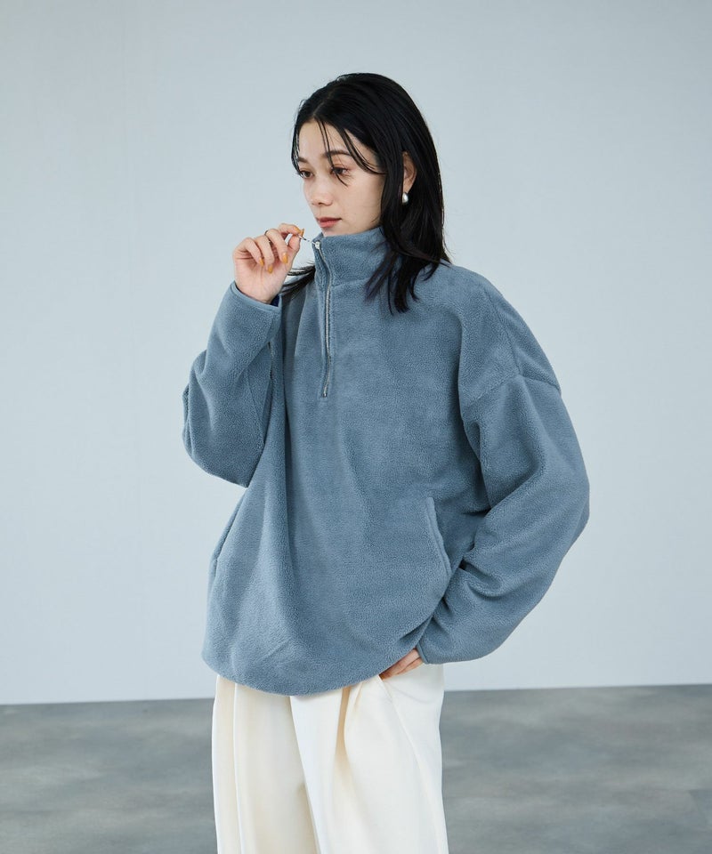 milli de l'air ライトボアハーフジッププルオーバー レディース商品画像-15