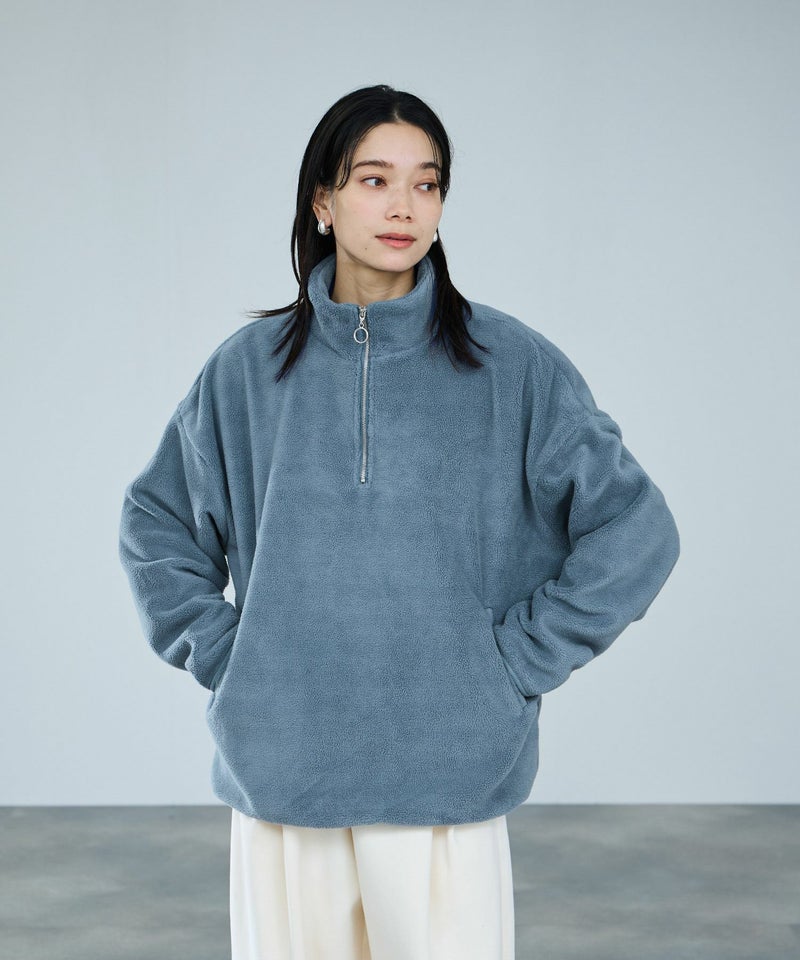 milli de l'air ライトボアハーフジッププルオーバー レディース商品画像-16