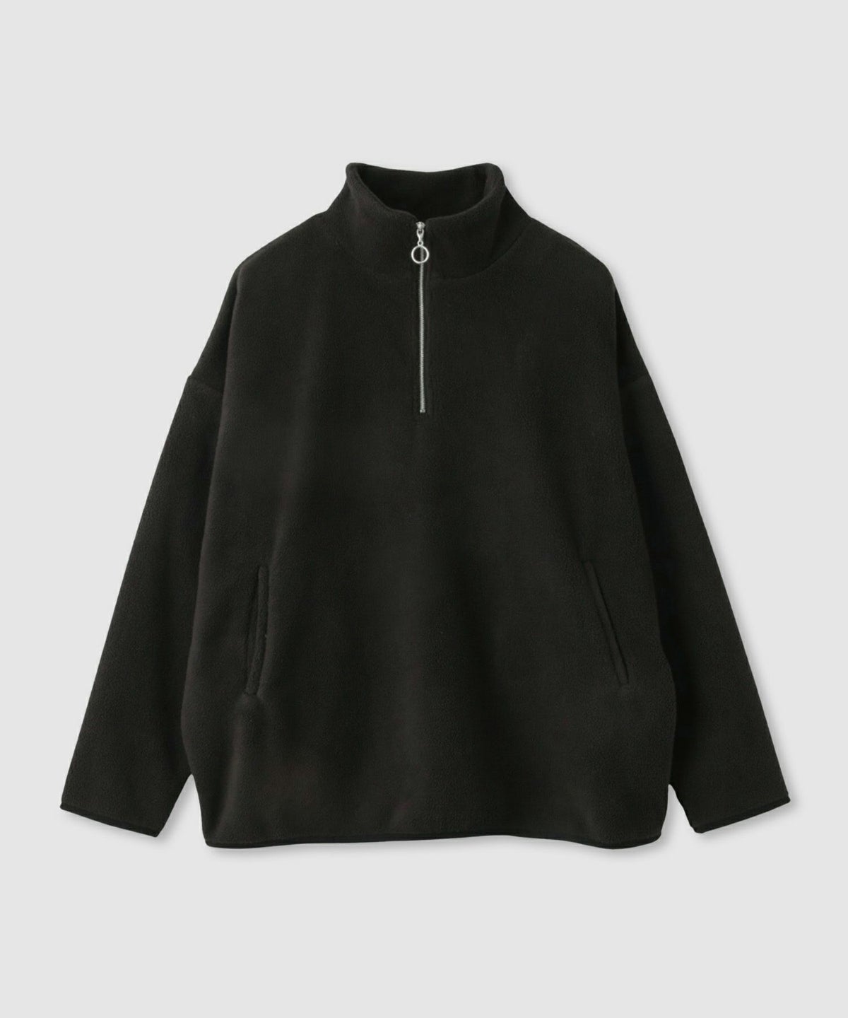 milli de l'air ライトボアハーフジッププルオーバー レディース