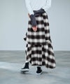 milli de l'air  フェイクスリーブチェックスカート レディース商品サムネイル-9