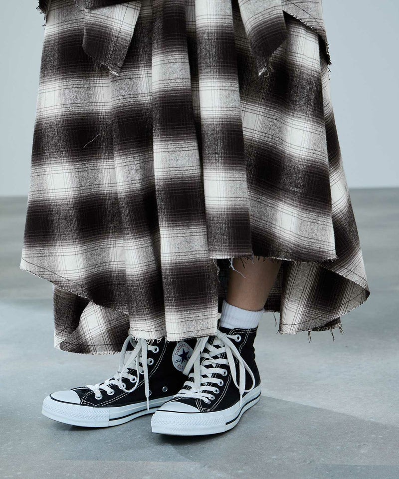 milli de l'air  フェイクスリーブチェックスカート レディース商品画像-10