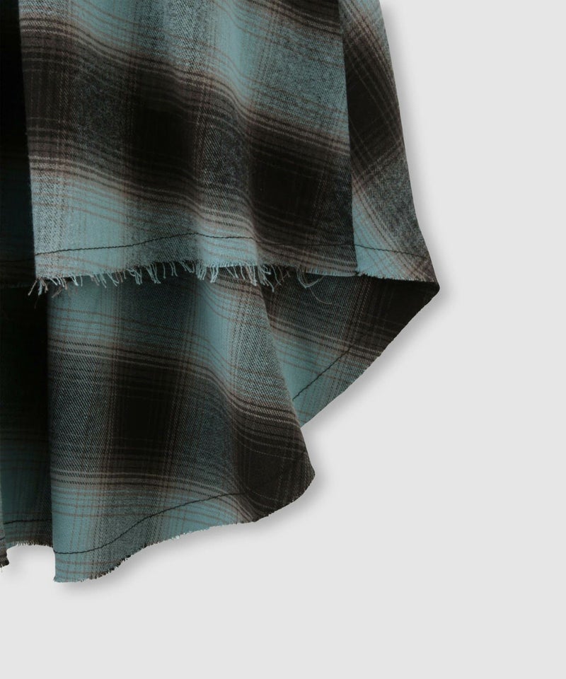 milli de l'air  フェイクスリーブチェックスカート レディース商品画像-18