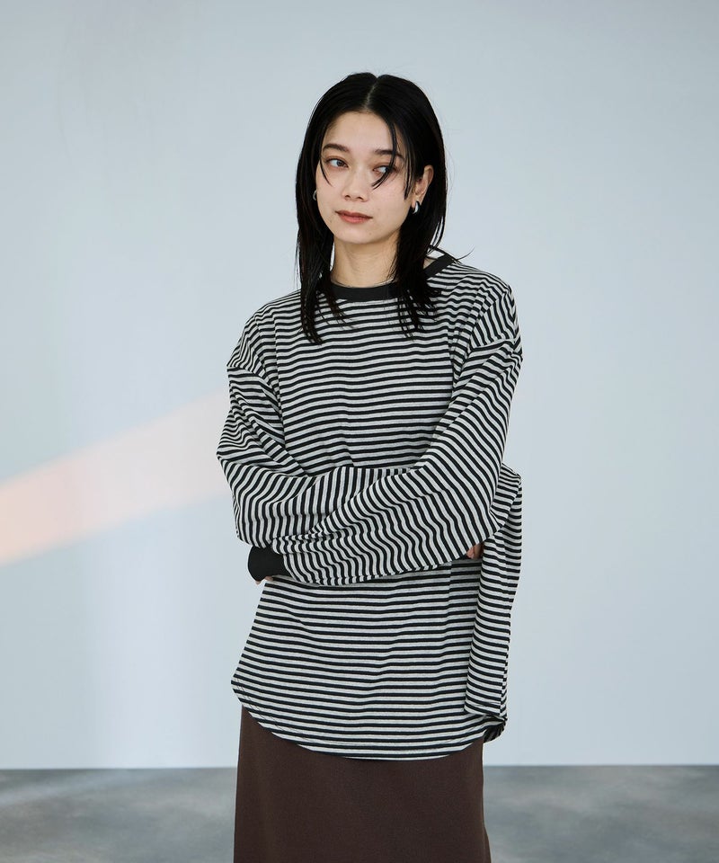 milli de l'air  ビッグシルエットカットソー レディース ネコポス 対応商品商品画像-1