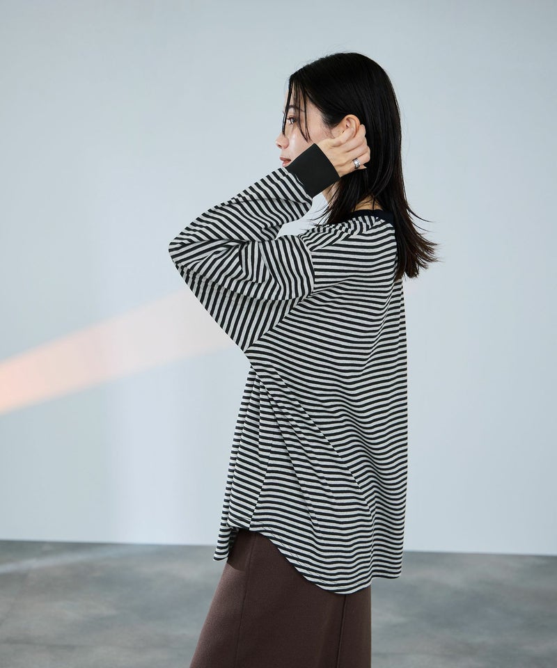 milli de l'air ビッグシルエットカットソー レディース ネコポス 対応商品商品画像-4