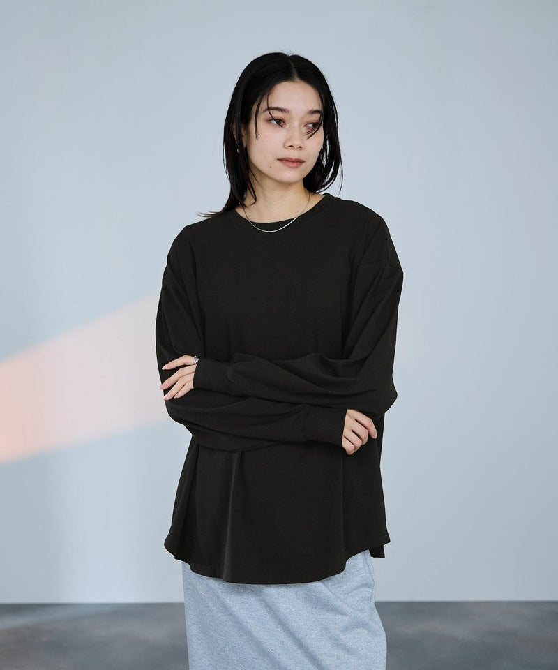 milli de l'air ビッグシルエットカットソー レディース メール便 対応商品商品画像-1