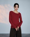 [期間限定knit]milli de l'air  コンフィーズ アシメニット レディース商品サムネイル-3