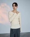 [期間限定knit]milli de l'air  コンフィーズ アシメニット レディース商品サムネイル-8