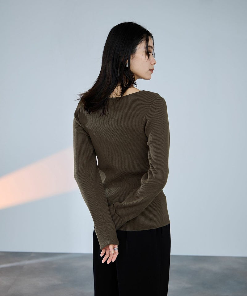 [期間限定knit]milli de l'air  コンフィーズ アシメニット レディース商品画像-15