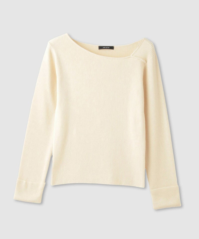 [期間限定knit]milli de l'air  コンフィーズ アシメニット レディース商品画像-18