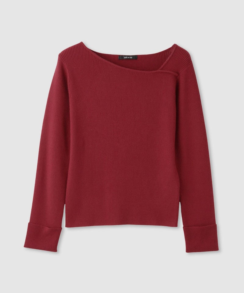 [期間限定knit]milli de l'air  コンフィーズ アシメニット レディース商品画像-19