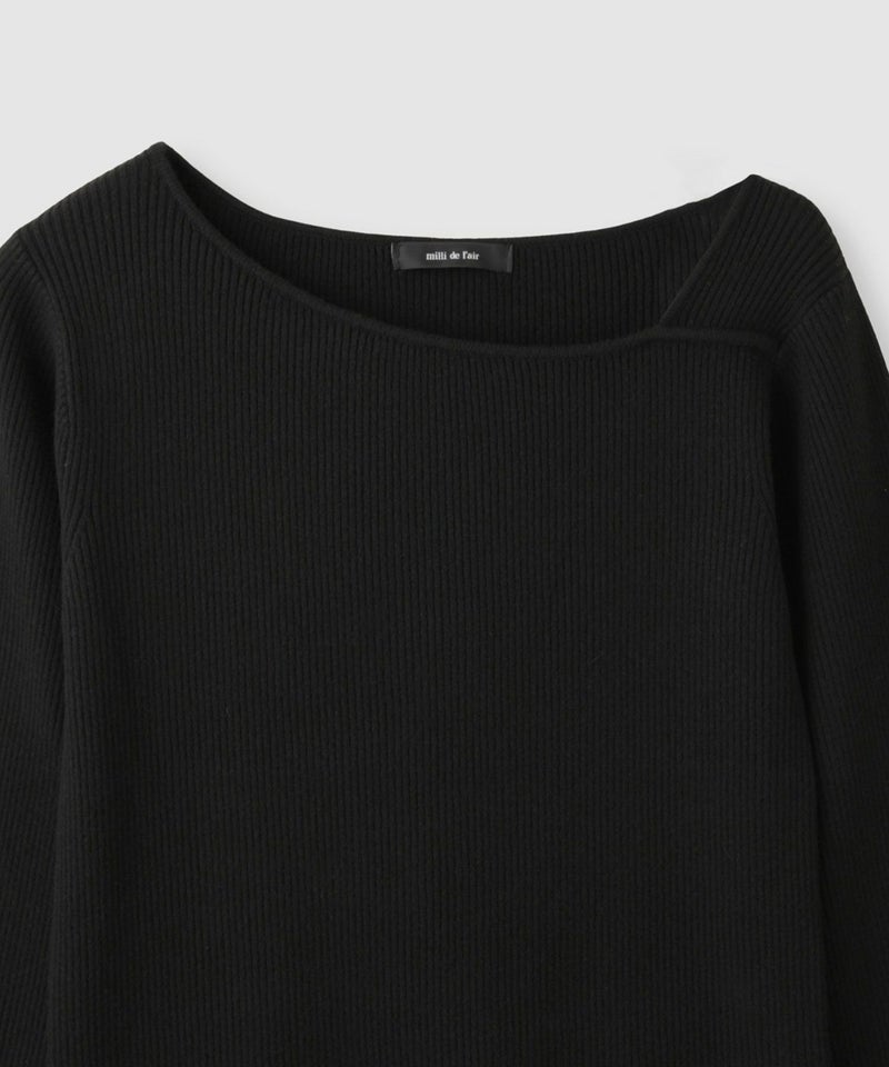 [期間限定knit]milli de l'air  コンフィーズ アシメニット レディース商品画像-22