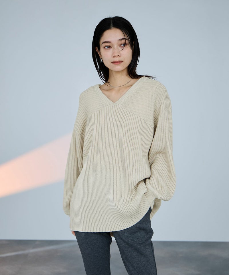 milli de l'air 前後2WAYバルキーニット レディース商品画像-3