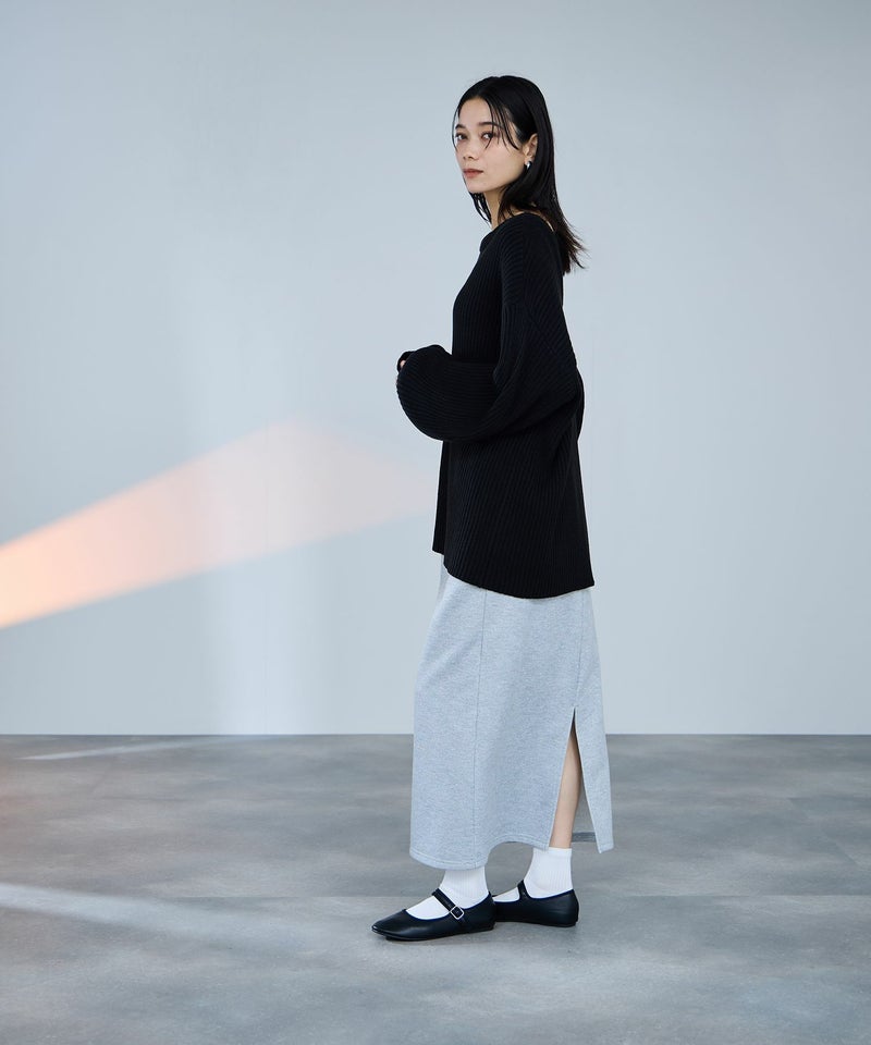 [期間限定knit]milli de l'air  前後2WAYバルキーニット レディース商品画像-7