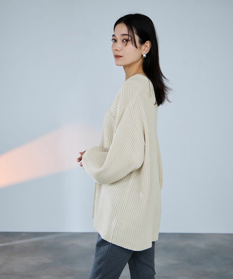 milli de l'air 前後2WAYバルキーニット レディース商品画像-11