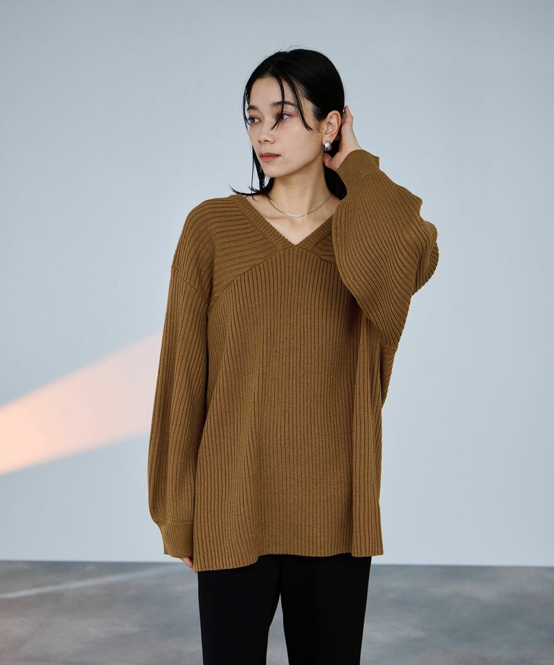 milli de l'air 前後2WAYバルキーニット レディース商品画像-17